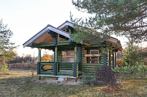 Баня мечты в Бобровом: комплексная отделка и покраска сруба