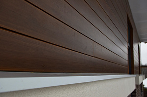 панели для фасада из лиственницы