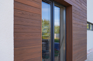 Фасад и баня в стиле 