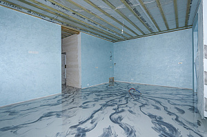 Современный каркасный дом с эксплуатируемой кровлей у Озера Врево