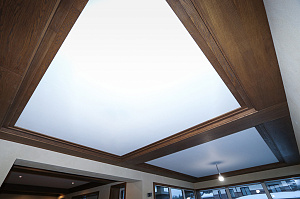 Фальшбалки из МДФ шпон дуба: Мастерство и Стиль для загородного дома в Михайловской горке