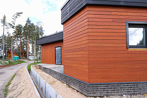 Стильная и современная отделка бани по дизайнерскому проекту