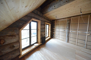 отделка деревом