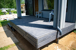 терраса деревянная