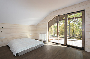 Комплексная отделка дома имитацией бруса 