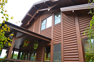 шлифовка фасада дома