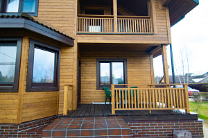 отделка дома планкеном цена