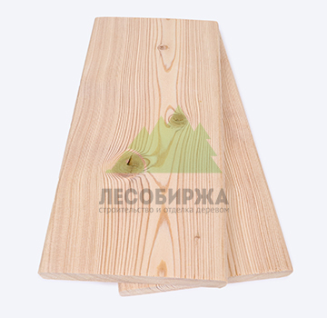 Планкен из лиственницы прямой сорт ВС 145x20x6000