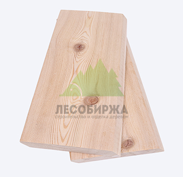 Планкен из лиственницы прямой сорт ВС 145x20x5000