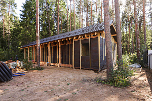 Элегантный банный комплекс с террасой 