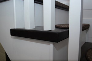 межэтажная лестница из лиственницы 21