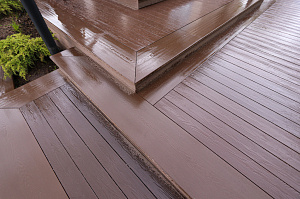 Терраса из ДПК NATUR СM Scandinavia на "Дубровке"