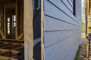 Дом обшитый сайдингом