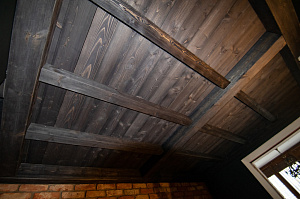 деревянные балки на потолок