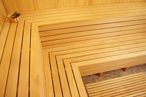 лавочка из липы в парной