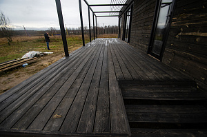 сатинированная терраса от лесобиржа 1