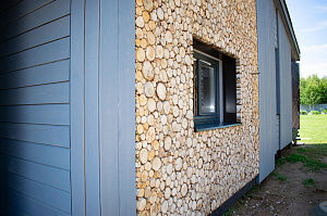 комбинированный фасад