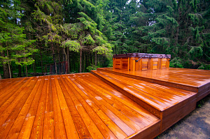 смонтированная терраса