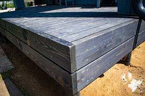 крашенная терраса