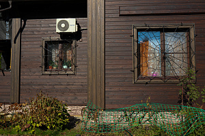 Фасад деревянного дома