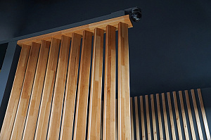 Проект зонирования мастерской в Ропшинский квартал 3: функциональные реечные системы из хвои от Лесобиржа-Спб