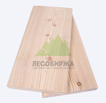 Планкен из лиственницы прямой сорт АВ(В) 90х20х6000