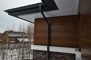 фасад  из планкена 1