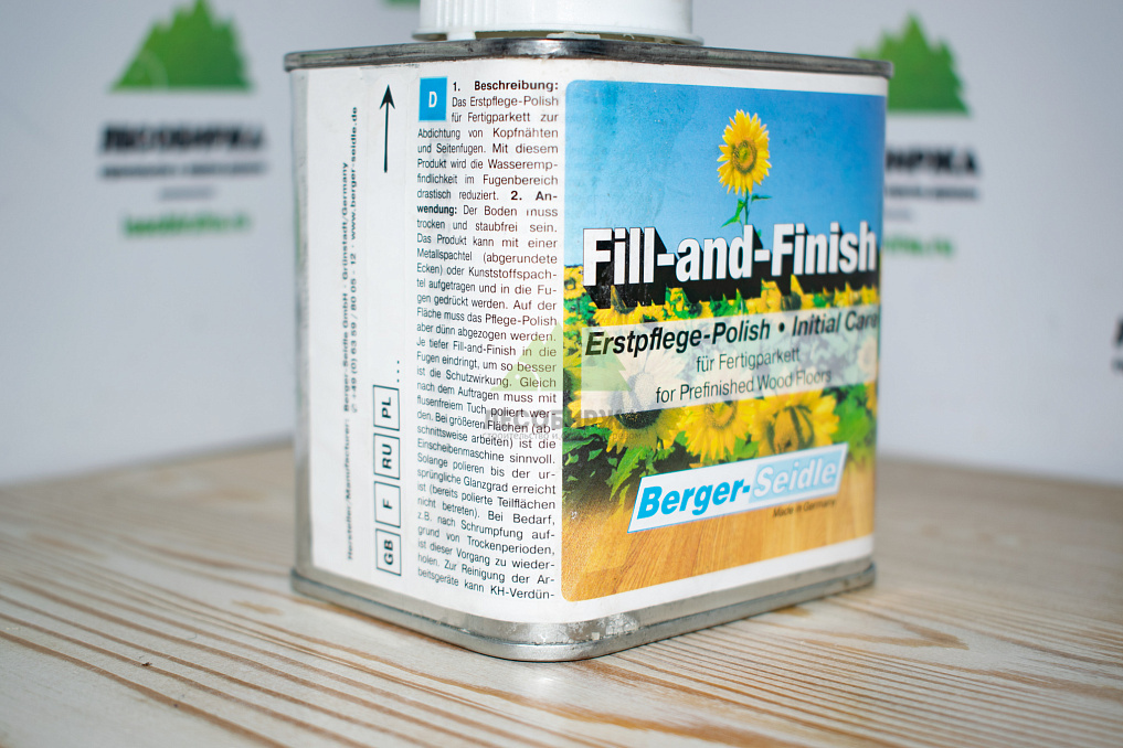 Berger seidle средство для ухода за паркетом fillandfinish