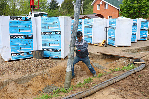 Надёжный фундамент в Старой Ладоге: усиление буронабивными сваями