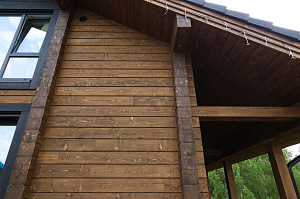 253 м² безупречного фасада под ключ для элитного поселка в Подмосковье