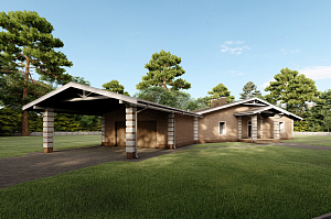 Энергоэффективный дом с классической архитектурой: проект в Выборгском районе от Лесобиржи-Спб