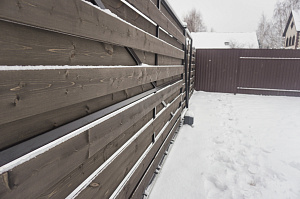 лиственничный забор