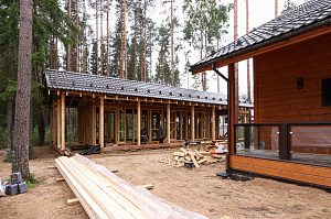 Элегантный банный комплекс с террасой 