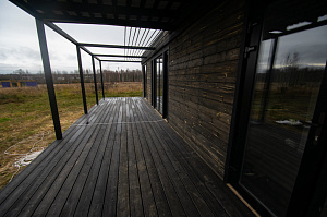 брашированная и крашенная терраса