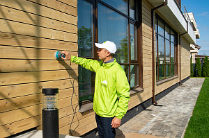 работы по шлифовке фасада