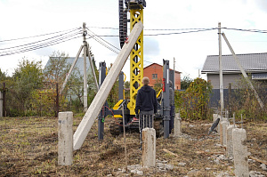 Надежный свайно-ростверковый фундамент в Павловском ручье под ключ