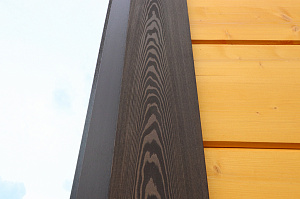 Покраска фасада и архитектурных элементов дома в КП "Ла-Манш"