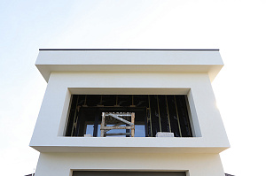 Фасад и баня в стиле 