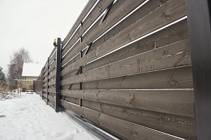 забор из планкена