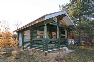 Баня мечты в Бобровом: комплексная отделка и покраска сруба