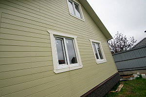 крашеный фасад