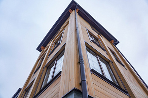 деревянный дом из бруса