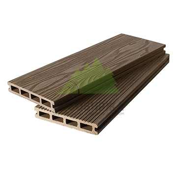 Террасная доска из ДПК TalverWood вельвет/3D 150х25х4000, орех