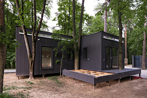 Гостевой дом в Янино: Идеальное слияние с лесным ландшафтом