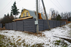 деревянный забор