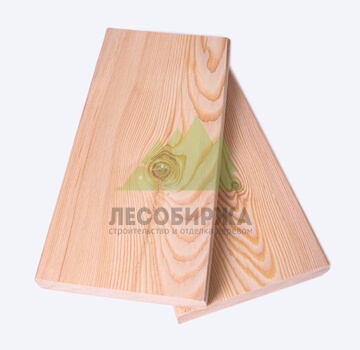 Палубная доска из лиственницы сорт АВ(В) 95x28x4000