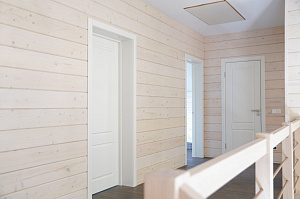 Комплексная отделка дома имитацией бруса 