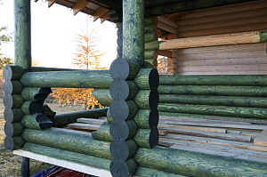 Баня мечты в Бобровом: комплексная отделка и покраска сруба