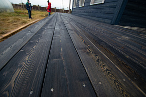 брашированная террасная доска