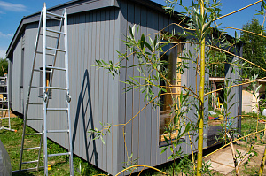 крашеный фасад